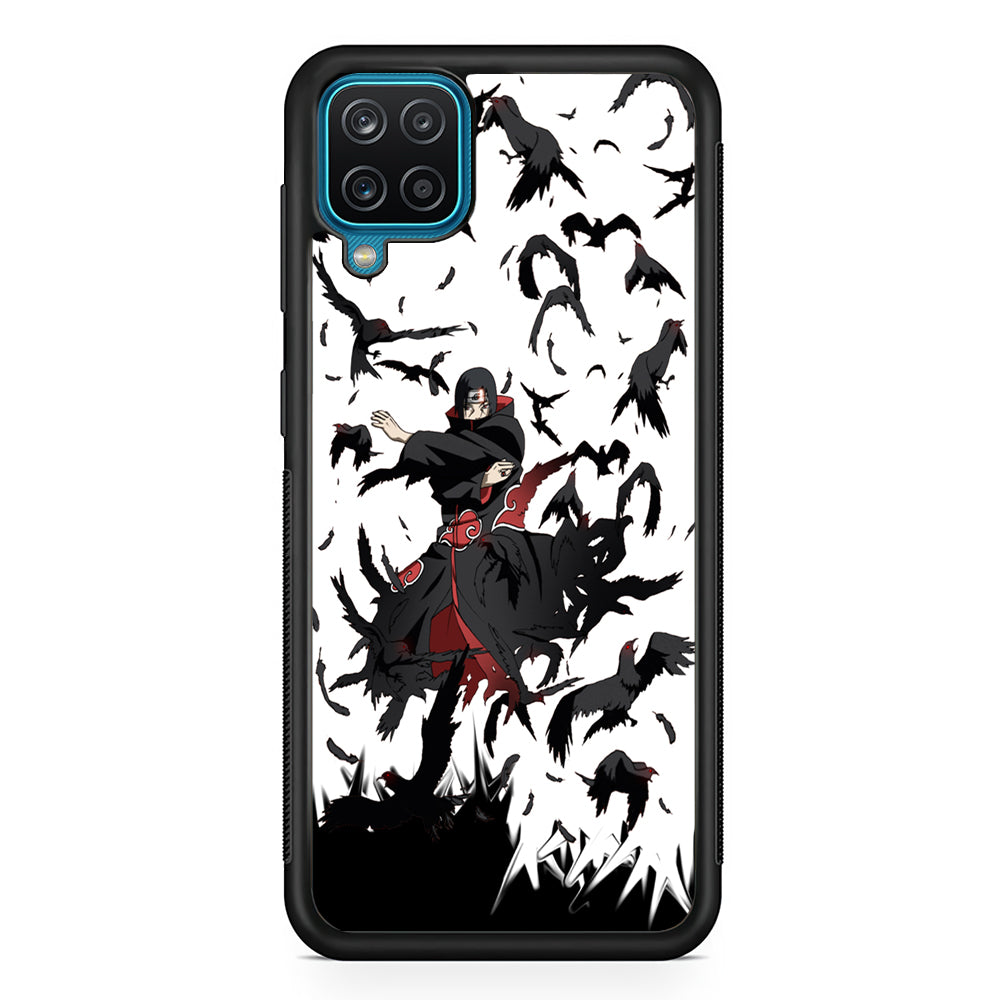 Naruto Itachi Uchiha Flying Bird Samsung Galaxy A12 Case