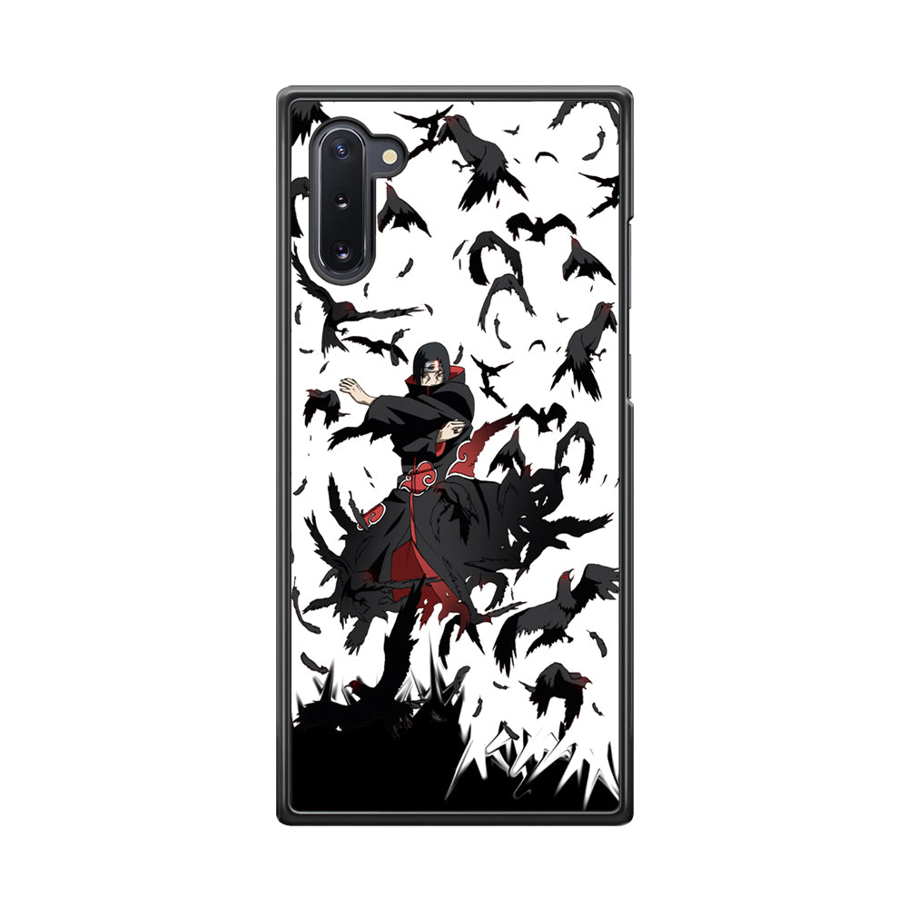 Naruto Itachi Uchiha Flying Bird Samsung Galaxy Note 10 Case