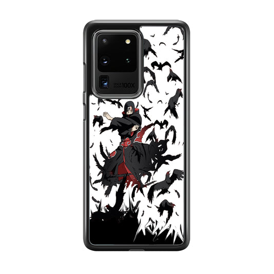 Naruto Itachi Uchiha Flying Bird Samsung Galaxy S20 Ultra Case
