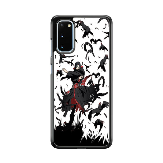 Naruto Itachi Uchiha Flying Bird Samsung Galaxy S20 Case