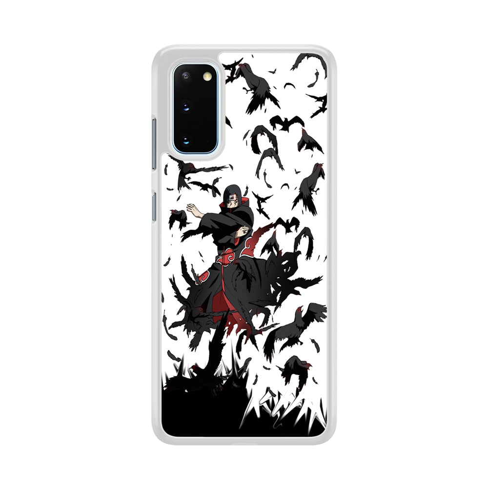 Naruto Itachi Uchiha Flying Bird Samsung Galaxy S20 Case