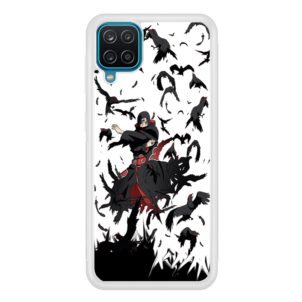 Naruto Itachi Uchiha Flying Bird Samsung Galaxy A12 Case