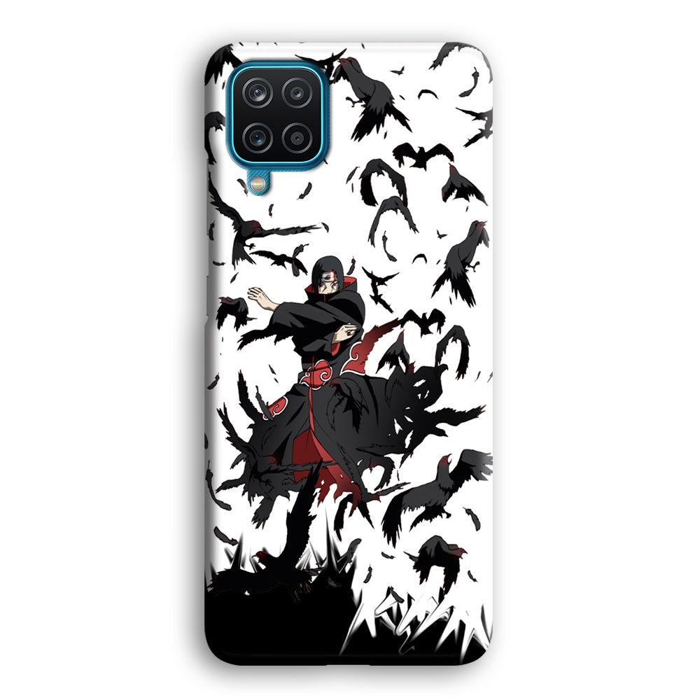 Naruto Itachi Uchiha Flying Bird Samsung Galaxy A12 Case