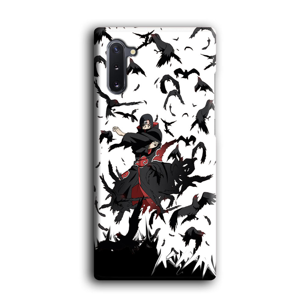 Naruto Itachi Uchiha Flying Bird Samsung Galaxy Note 10 Case