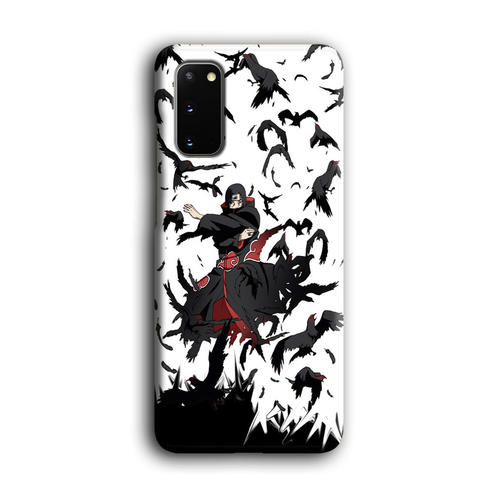 Naruto Itachi Uchiha Flying Bird Samsung Galaxy S20 Case