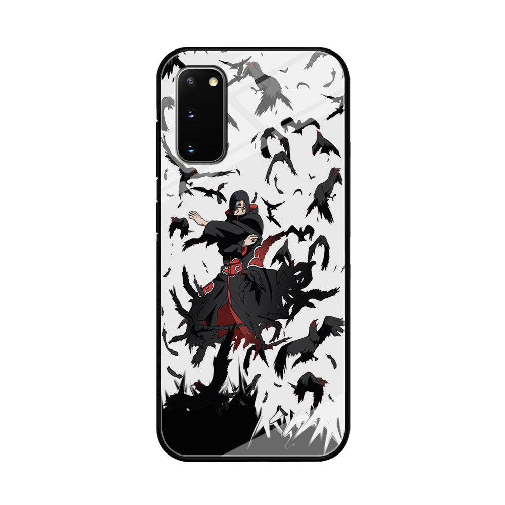 Naruto Itachi Uchiha Flying Bird Samsung Galaxy S20 Case