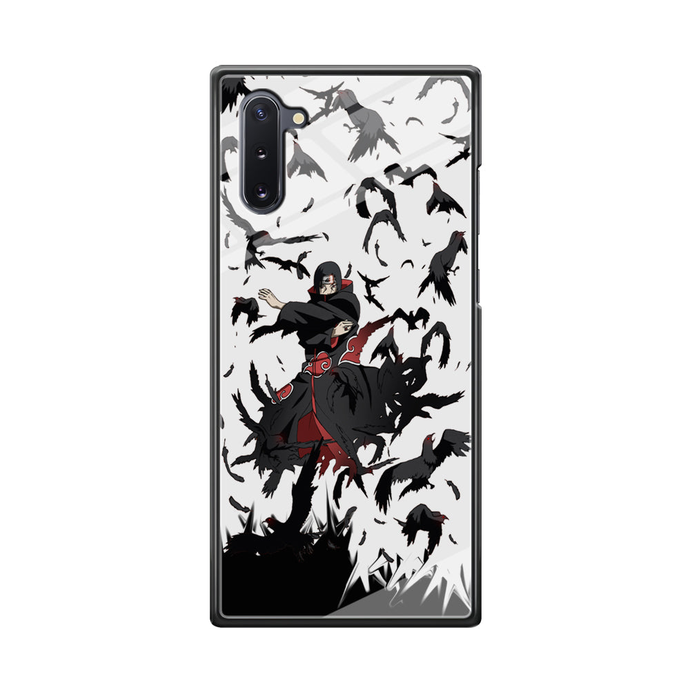 Naruto Itachi Uchiha Flying Bird Samsung Galaxy Note 10 Case