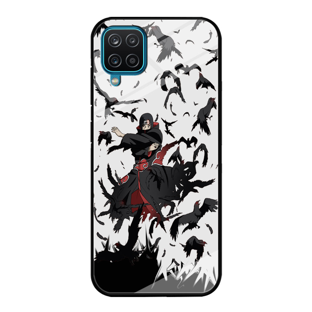 Naruto Itachi Uchiha Flying Bird Samsung Galaxy A12 Case