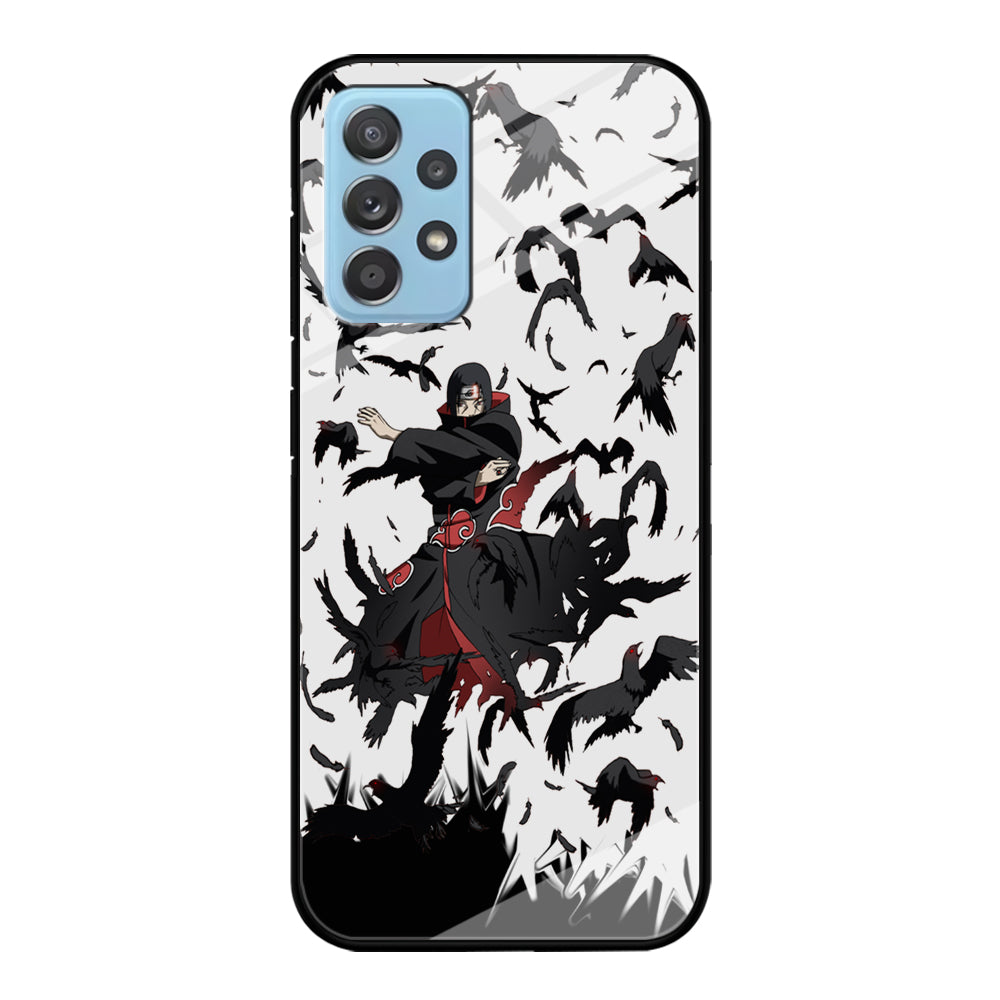 Naruto Itachi Uchiha Flying Bird Samsung Galaxy A52 Case