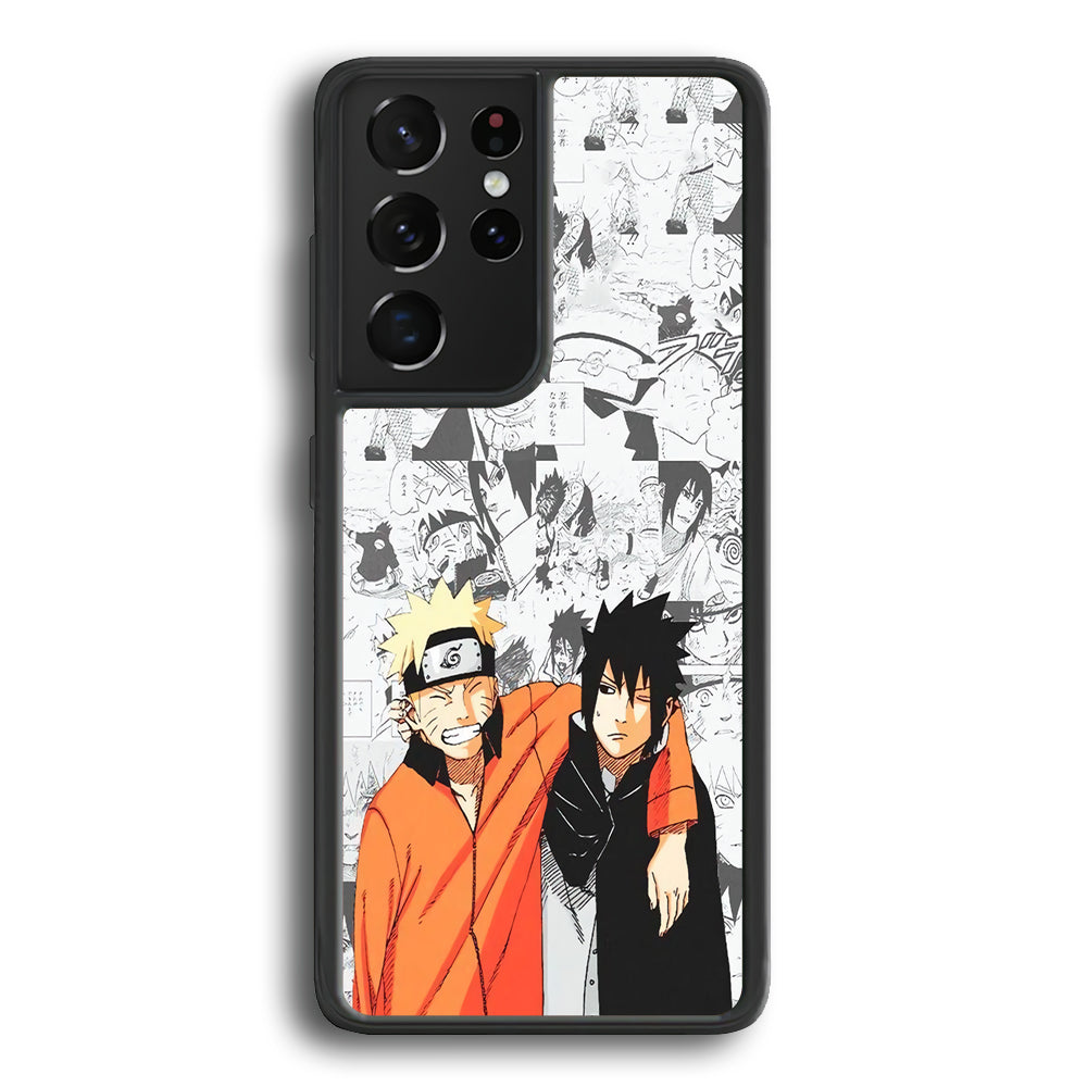 Naruto The Smile of Struggle Samsung Galaxy S21 Ultra Case