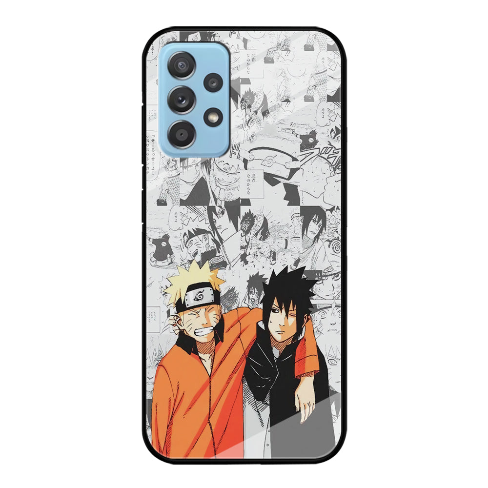 Naruto The Smile of Struggle Samsung Galaxy A72 Case