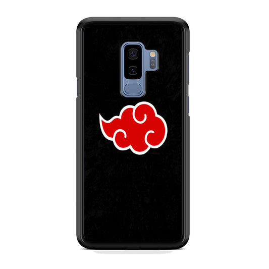 Naruto Akatsuki Simple Logo Black Abstract Samsung Galaxy S9 Plus Case