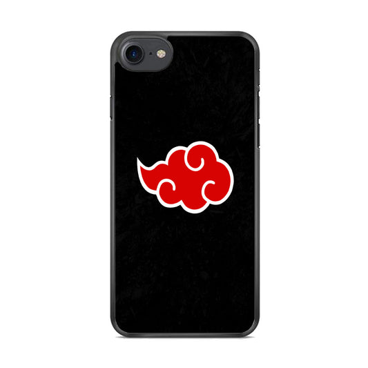 Naruto Akatsuki Simple Logo Black Abstract  iPhone 8 Case