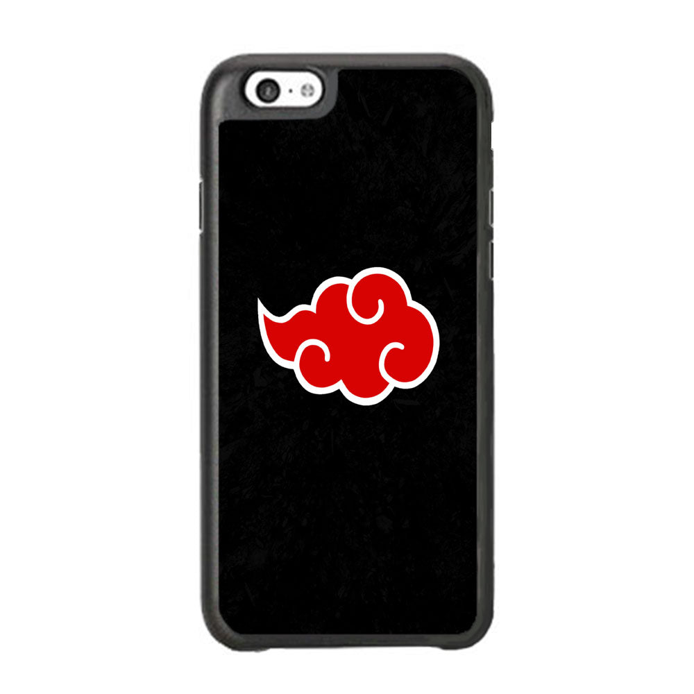 Naruto Akatsuki Simple Logo Black Abstract iPhone 6 | 6s Case - carneyforia