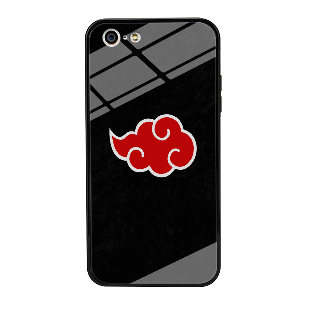 Naruto Akatsuki Simple Logo Black Abstract iPhone 5 | 5s Case - carneyforia