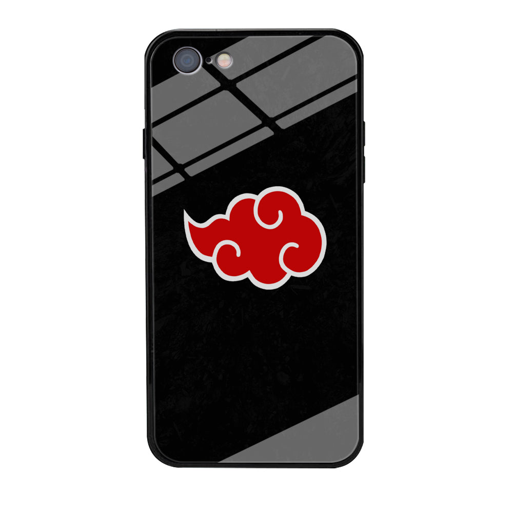 Naruto Akatsuki Simple Logo Black Abstract iPhone 6 | 6s Case - carneyforia