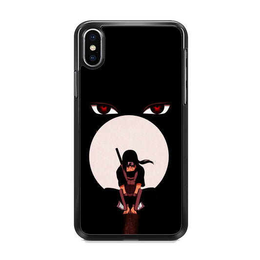 Naruto Blood Moon of Uchiha iPhone XS Case - carneyforia