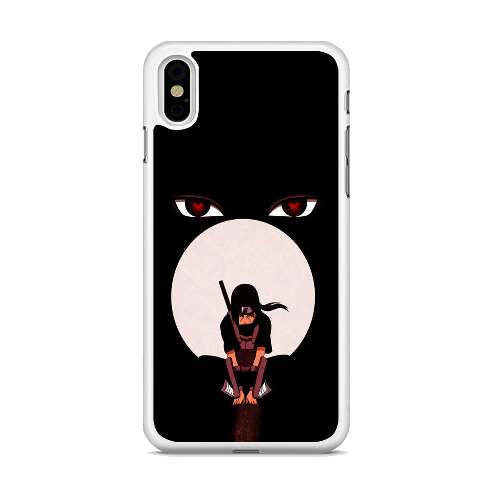 Naruto Blood Moon of Uchiha iPhone XS Case - carneyforia