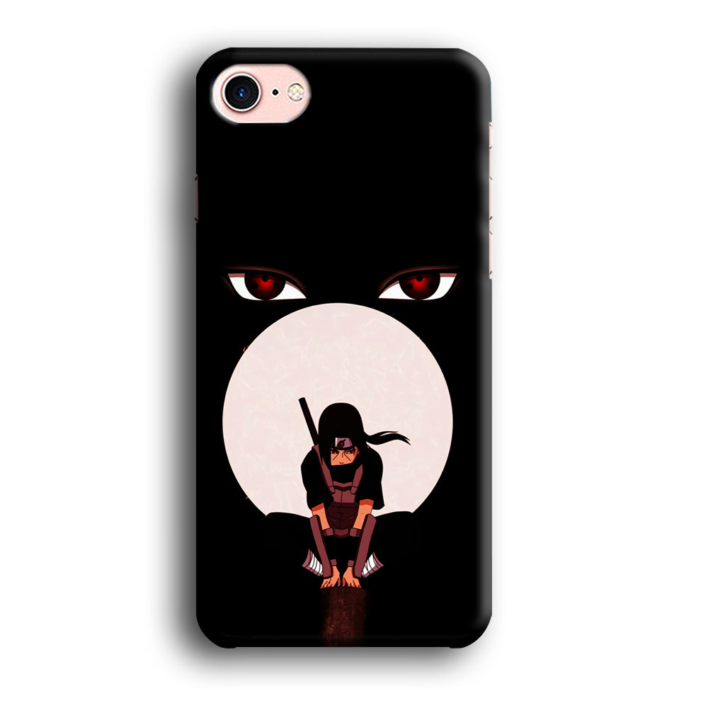 Naruto Blood Moon of Uchiha iPhone 8 Case - carneyforia