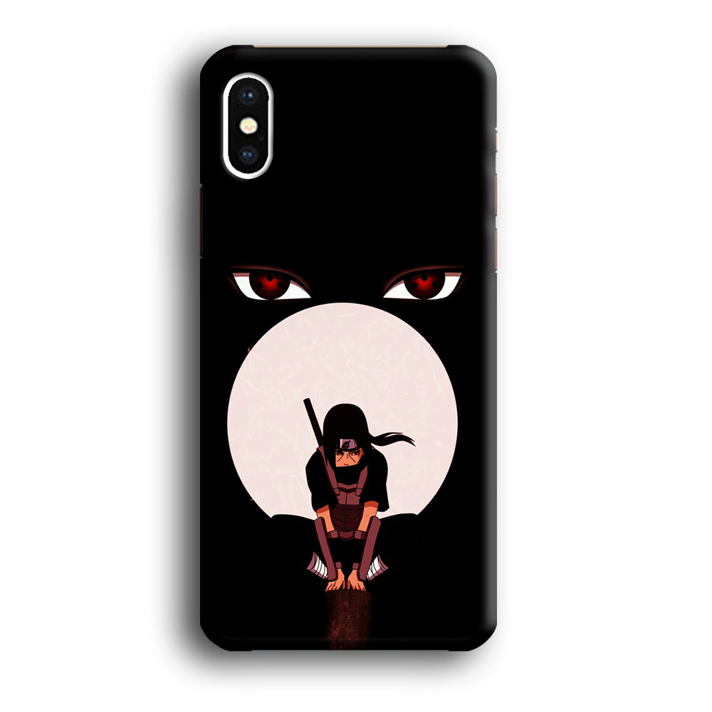 Naruto Blood Moon of Uchiha iPhone XS Case - carneyforia