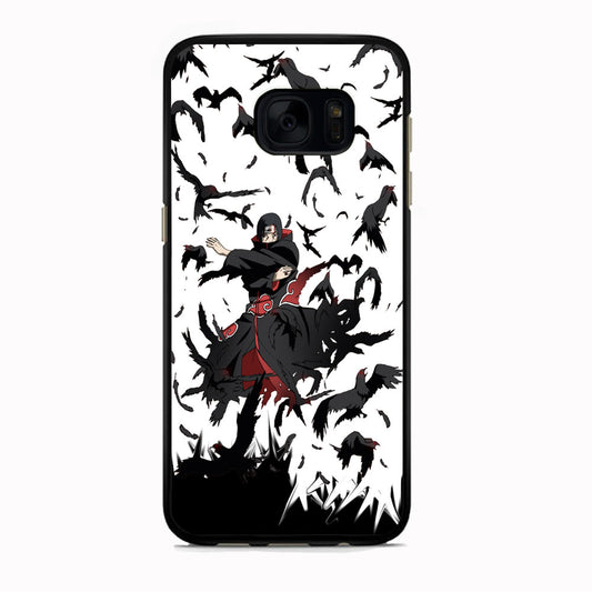 Naruto Itachi Uchiha Flying Bird Samsung Galaxy S7 Edge Case