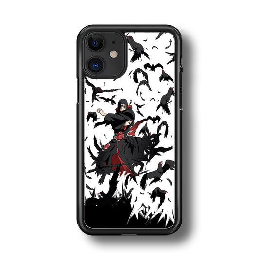 Naruto Itachi Uchiha Flying Bird iPhone 11 Case