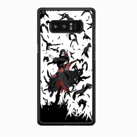 Naruto Itachi Uchiha Flying Bird Samsung Galaxy Note 8 Case
