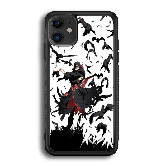 Naruto Itachi Uchiha Flying Bird iPhone 12 Case