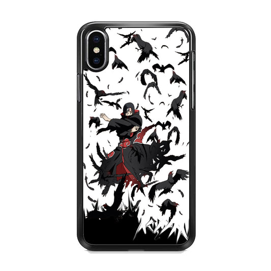 Naruto Itachi Uchiha Flying Bird iPhone XS Case
