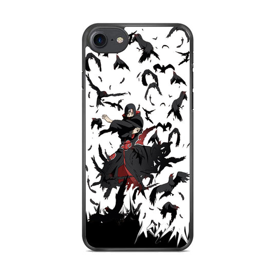 Naruto Itachi Uchiha Flying Bird iPhone 8 Case