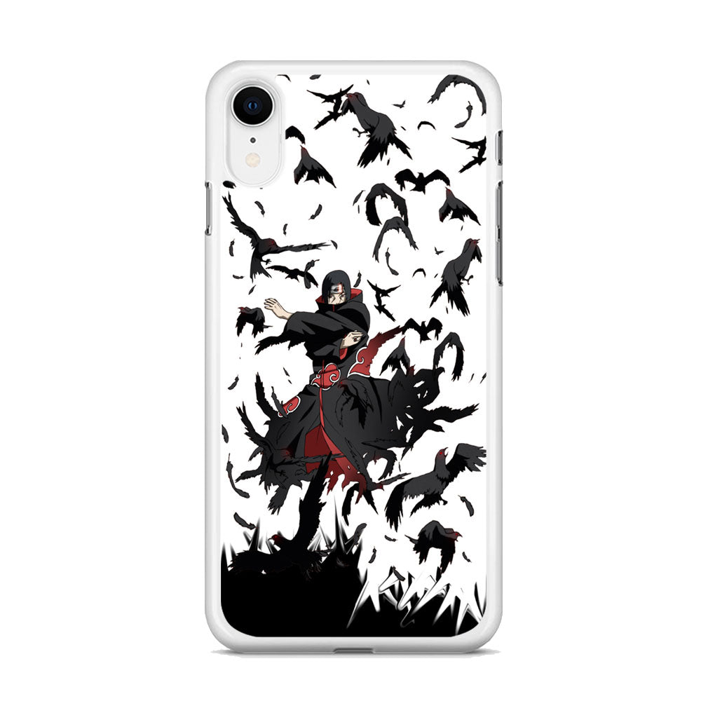 Naruto Itachi Uchiha Flying Bird iPhone XR Case