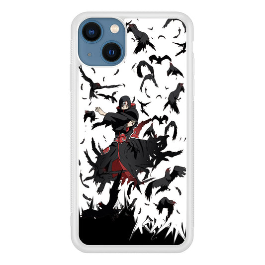 Naruto Itachi Uchiha Flying Bird iPhone 13 Case