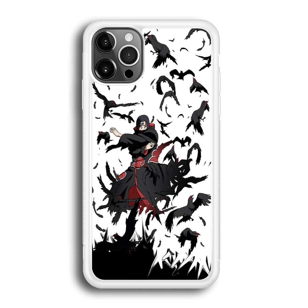 Naruto Itachi Uchiha Flying Bird iPhone 12 Pro Case