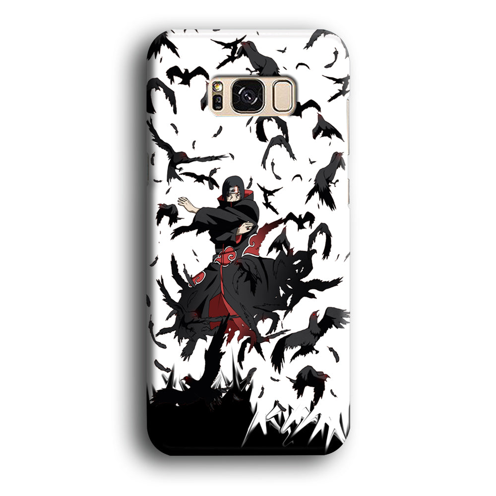 Naruto Itachi Uchiha Flying Bird Samsung Galaxy S8 Case