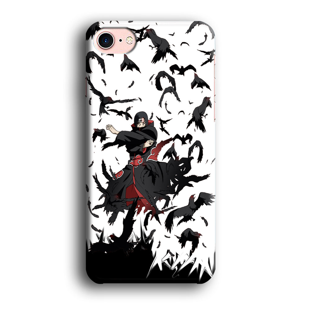 Naruto Itachi Uchiha Flying Bird iPhone 7 Case