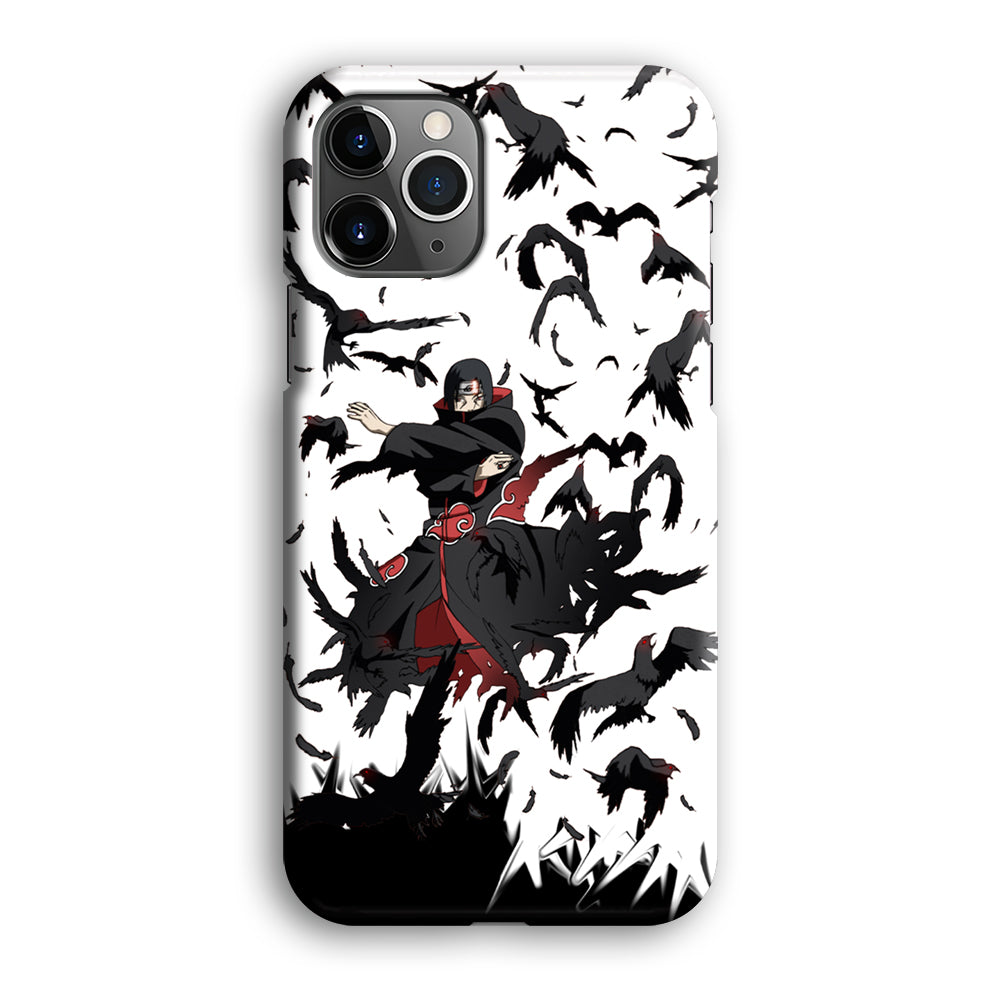Naruto Itachi Uchiha Flying Bird iPhone 12 Pro Case