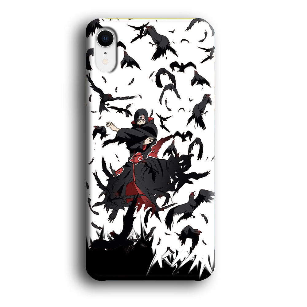 Naruto Itachi Uchiha Flying Bird iPhone XR Case