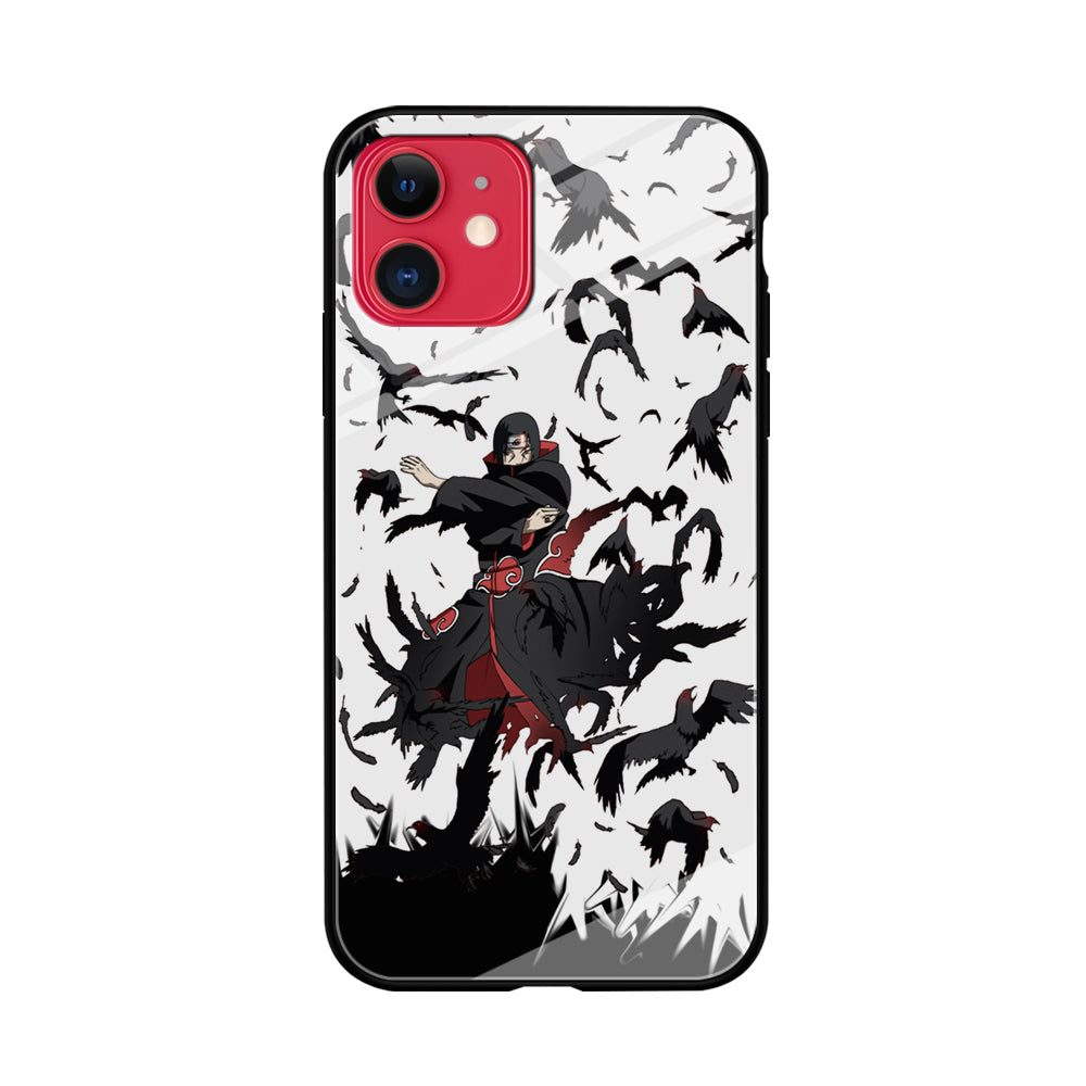 Naruto Itachi Uchiha Flying Bird iPhone 11 Case