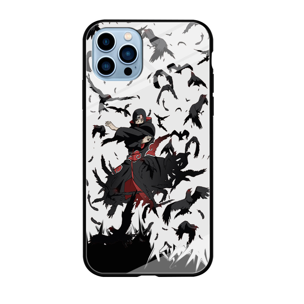 Naruto Itachi Uchiha Flying Bird iPhone 12 Pro Case