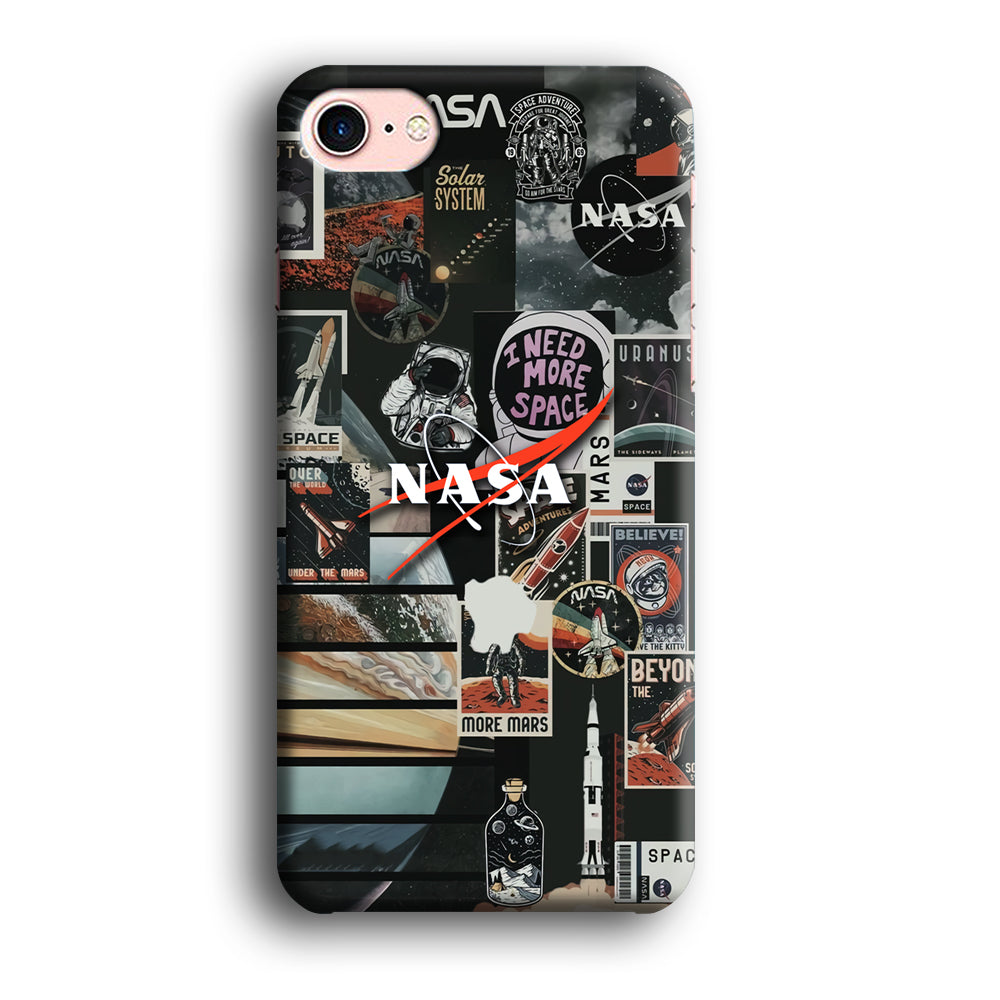 Nasa Busyness of Astronauts iPhone 8 Case