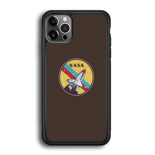 Nasa Dark Aircraft Icon iPhone 12 Pro Max Case