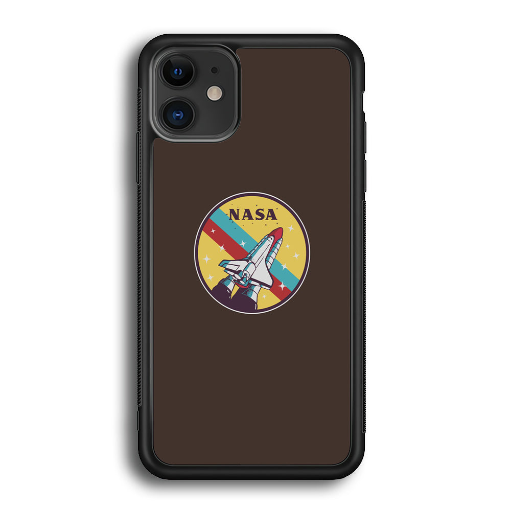 Nasa Dark Aircraft Icon iPhone 12 Case