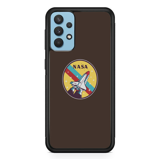 Nasa Dark Aircraft Icon Samsung Galaxy A32 Case