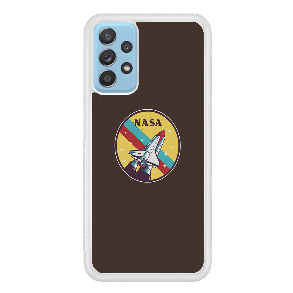 Nasa Dark Aircraft Icon Samsung Galaxy A52 Case