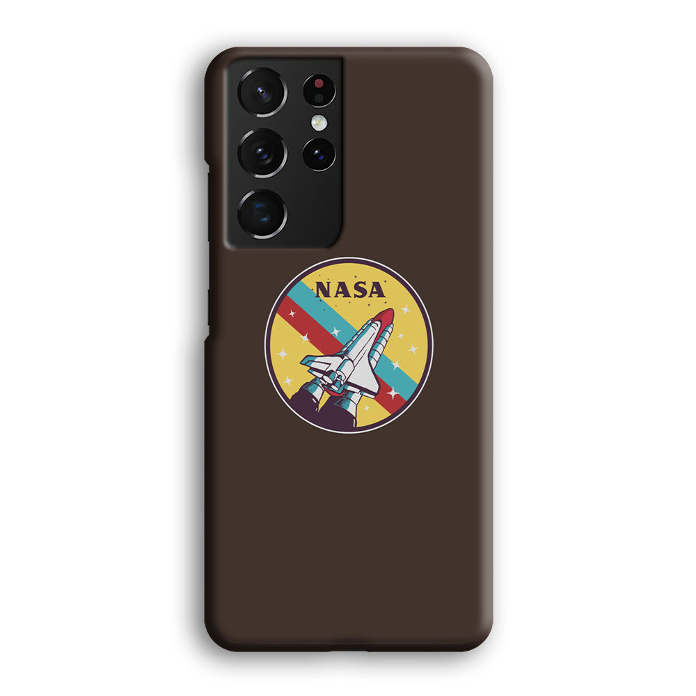 Nasa Dark Aircraft Icon Samsung Galaxy S21 Ultra Case