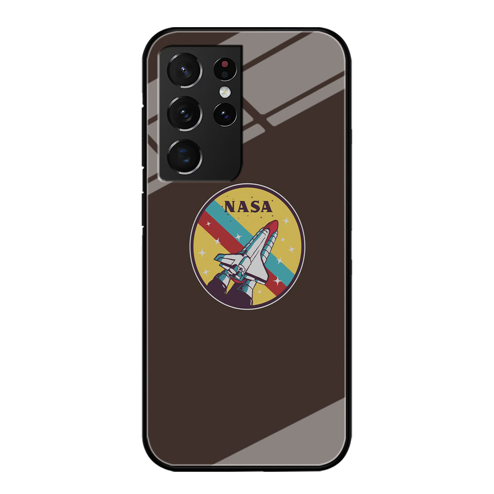 Nasa Dark Aircraft Icon Samsung Galaxy S21 Ultra Case