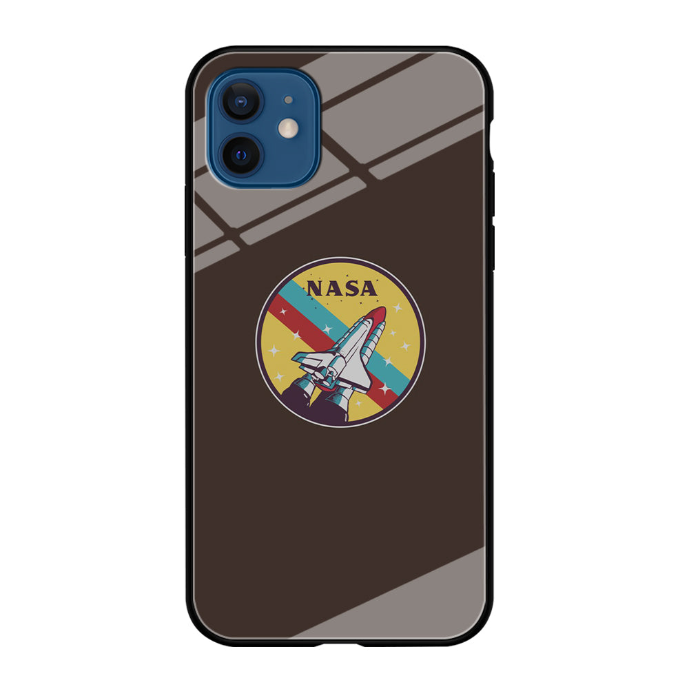 Nasa Dark Aircraft Icon iPhone 12 Case