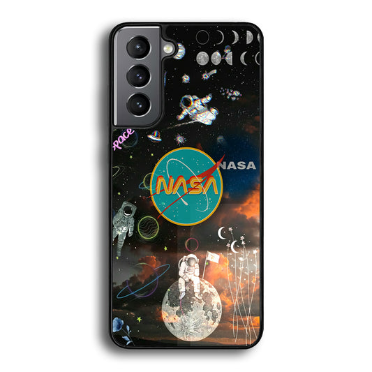 Nasa Distorsion in The Sky Samsung Galaxy S21 Plus Case - Carneyforia