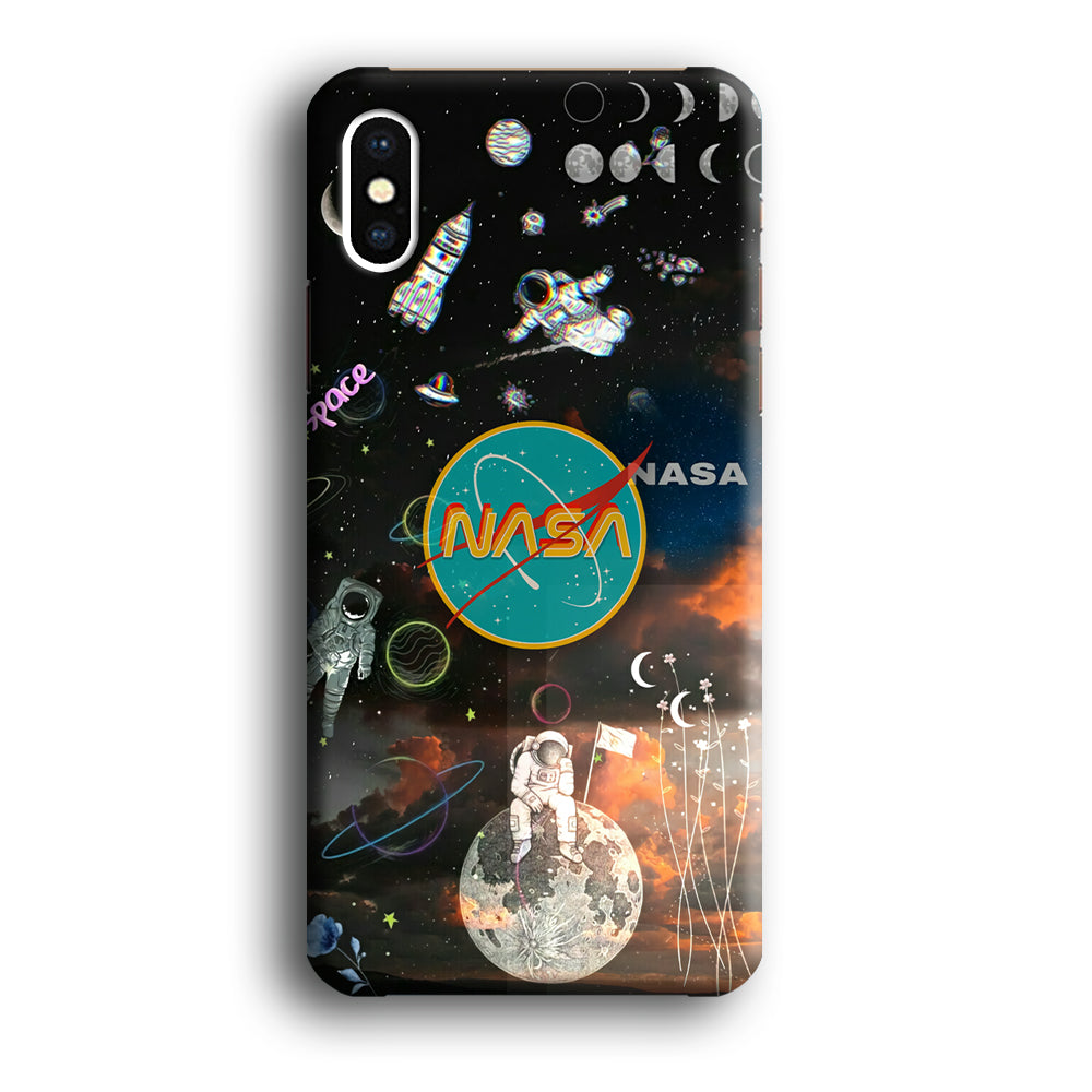 Nasa Distorsion in The Sky iPhone X Case