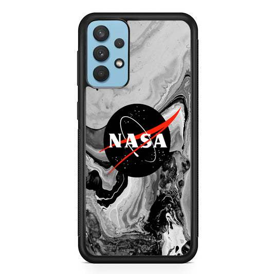 Nasa Grey Marble Samsung Galaxy A32 Case